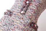 Frayed Mini Tweed Dress