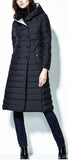 Double-Breasted Hooded Puffer Coat