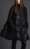 Flared Thick Puffer Down Coat