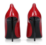 Patent Teddy Pumps - White or Red