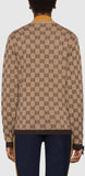 GG Jacquard Knit Cardigan Sweater