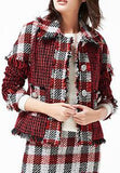 Checkered Tweed Jacket
