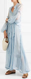 Bluebell Ruffled Georgette Gown