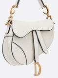 Saddle Calfskin Bag - White or Black