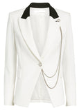 Chain Embellished Blazer