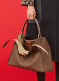 Peekaboo X-Lite Regular Brown Leather Bag