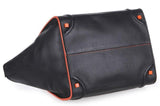 Classic Phantom Luggage Tote, Black & Orange - DESIGNER INSPIRED FASHIONS