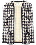 Houndstooth Tweed Jacket | DESIGNER INSPIRED FASHIONS