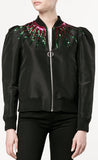 Black Sequin-Embellished Jacket