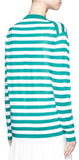 Pineapple Embellished Stripe Knit Cardigan - DESIGNER INSPIRED FASHIONS