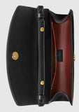 Zumi Smooth Leather Small Shoulder Bag - Black or White
