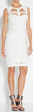 'Madyson' Cut-Out Bandage Dress, White - DESIGNER INSPIRED FASHIONS