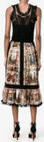 Lace Embroidered Printed Dress - DESIGNER INSPIRED FASHIONS