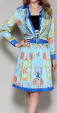 Shell Printed Shirt & Skirt Set