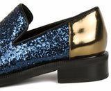 Metallic Glitter Loafers - DESIGNER INSPIRED FASHIONS