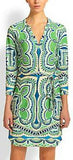 Jersey Silk Tunic Dress in Green - DESIGNER INSPIRED FASHIONS