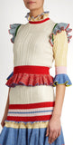 Peplum-Hem Knit Sweater - DESIGNER INSPIRED FASHIONS