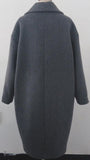 Cashmere & Wool Blend Coat in Grey - DESIGNER INSPIRED FASHIONS