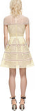 Crosshatch Panelled Mini Dress