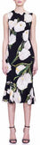 Sleeveless Tulip Print Dress - DESIGNER INSPIRED FASHIONS
