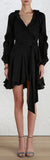 'Winsome' Flutter Dress, Black - DESIGNER INSPIRED FASHIONS