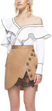 Frill Shirt, White - DESIGNER INSPIRED FASHIONS