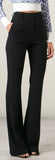 Flared-Leg Dress Pants-Black - DESIGNER INSPIRED FASHIONS