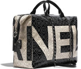 Printed Canvas Bowling Bag