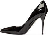 VLTN Logo Print Patent Leather Pumps
