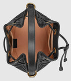 GG Marmont Quilted Leather Bucket Bag - Black or Pink - DESIGNER INSPIRED FASHIONS
