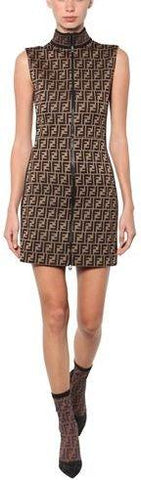 FF Logo Printed Dress