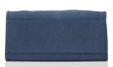 Large Canvas With Sequins Deauville Tote, Navy **Limited Stock** - DESIGNER INSPIRED FASHIONS