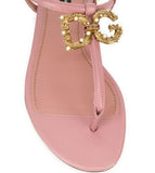 Amore Sandals with Logo, Pink | DESIGNER INSPIRED FASHIONS
