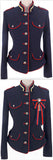 Color-Contrast Military Jacket