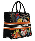 Book Tote Bag in Multi Colored Calfskin