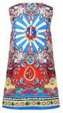 'Carretto' Print Jacket & Dress Set - DESIGNER INSPIRED FASHIONS