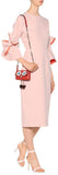 Lavette Bow Sleeves Dress, Pink