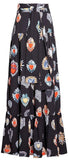 Sacred Heart Printed Maxi Skirt