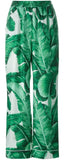 Banana Leaf Printed Pajama Top & Pant Set with Dragonfly Embellishment - DESIGNER INSPIRED FASHIONS