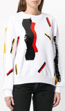 Sequin-Embellished Sweatshirt