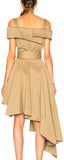 Asymmetrical Belted Dress - DESIGNER INSPIRED FASHIONS