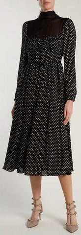 Polka Dot Print Dress
