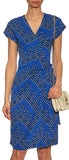 'Sascha' Dot-Print Wrap Dress - DESIGNER INSPIRED FASHIONS