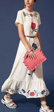 Floral Embroidered Dress