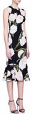 Sleeveless Tulip Print Dress - DESIGNER INSPIRED FASHIONS