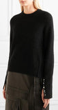 Crystal Embellished Sweater, Black