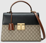 GG Supreme Top-Handle Satchel Bag Beige - DESIGNER INSPIRED FASHIONS