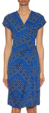 'Sascha' Dot-Print Wrap Dress - DESIGNER INSPIRED FASHIONS