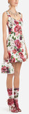 Peony Print Mini Dress
