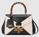 Queen Margaret Quilted Leather Top Handle Bag - DESIGNER INSPIRED FASHIONS